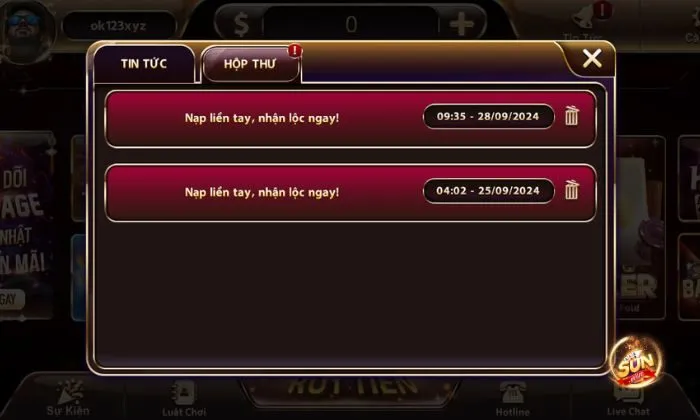 Nhận ngay phần thưởng khi nạp thẻ