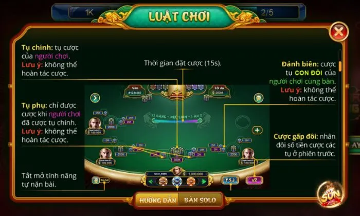 Thủ thuật chơi Xì Dách Hoàng Gia Sunwin luôn thắng